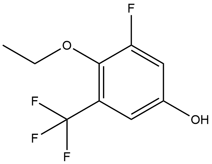 4-ethoxy-3-fluoro-5-(trifluoromethyl)phenol 结构式