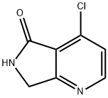 4-chloro-6,7-dihydro-5H-pyrrolo[3,4-b]pyridin-5-one 结构式