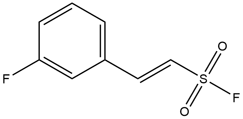 (1E)-2-(3-Fluorophenyl)ethenesulfonyl fluoride 结构式