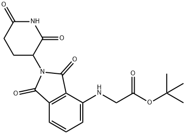 沙利度胺-NH-C2-NH-COO(T-BU) 结构式