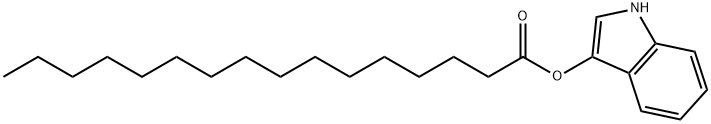 3-吲哚棕榈酸酯 结构式