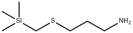 1-Propanamine, 3-[[(trimethylsilyl)methyl]thio]- 结构式