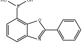 (2-PHENYLBENZO[D]OXAZOL-7-YL)BORONIC ACID 结构式