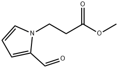 2-甲酰基-1H-吡咯-1-丙酸甲酯 结构式
