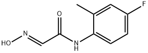 N-(4-氟-2-甲基苯基)-2-(N-羟基亚氨基)乙酰胺 结构式