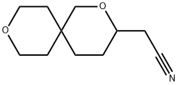 2-{2,9-dioxaspiro[5.5]undecan-3-yl}acetonitrile 结构式