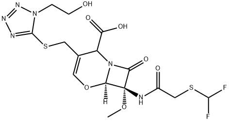 氟氧头孢杂质20钠盐 结构式