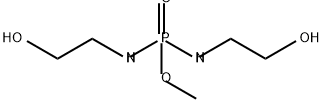 Phosphorodiamidic acid, N,N'-bis(2-hydroxyethyl)-, methyl ester 结构式