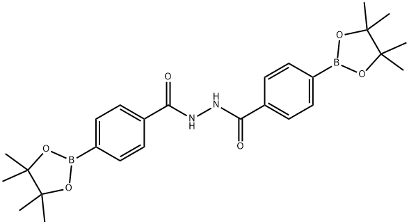 4-(4,4,5,5-Tetramethyl-1,3,2-dioxaborolan-2-yl)-N'-(4-(4,4,5,5-tetramethyl-1,3,2-dioxaborolan-2-yl)b98% 结构式