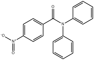 Benzamide, 4-nitro-N,N-diphenyl- 结构式