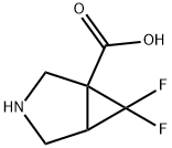3-Azabicyclo[3.1.0]hexane-1-carboxylic acid, 6,6-difluoro- 结构式