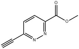 6-乙炔基哒嗪-3-羧酸甲酯 结构式