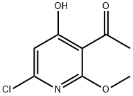 1-(6-氯-4-羟基-2-甲氧基吡啶-3-基)乙-1-酮 结构式