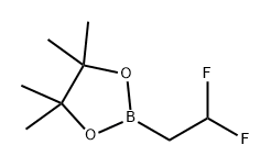 1,3,2-Dioxaborolane, 2-(2,2-difluoroethyl)-4,4,5,5-tetramethyl- 结构式