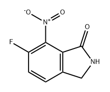 6-fluoro-7-nitroisoindoline-1-one 结构式