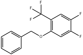 1-(苄氧基)-4,5-二氟-2-(三氟甲基)苯 结构式