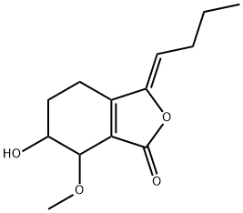 6-Hydroxy-7-methoxydihydroligustilide 结构式