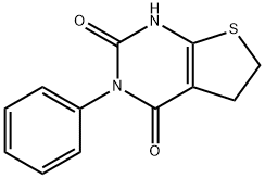 3-Phenyl-5,6-dihydrothieno[2,3-d]pyrimidine-2,4(1H,3H)-dione 结构式