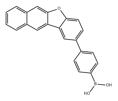 Boronic acid, B-(4-benzo[b]naphtho[2,3-d]furan-2-ylphenyl)- 结构式