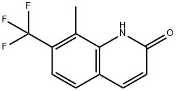 8-methyl-7-(trifluoromethyl)quinolin-2(1H)-one 结构式