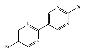 2,5'-BIPYRIMIDINE, 2',5-DIBROMO- 结构式