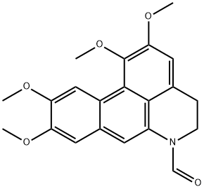 6-FORMYL-1,2,9,10-TETRAMETHOXY-6A,7-DEHYDROAPORPHINE 结构式