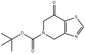 7-氧代-6,7-二氢噻唑并[4,5-C]吡啶-5(4H)-羧酸叔丁酯 结构式