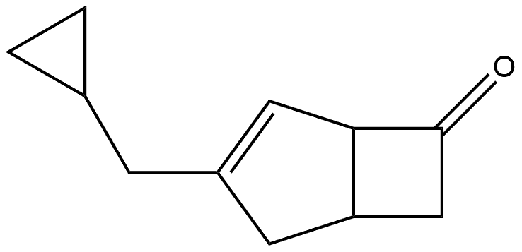 3-(cyclopropylmethyl)bicyclo[3.2.0]hept-3-en-6-one 结构式