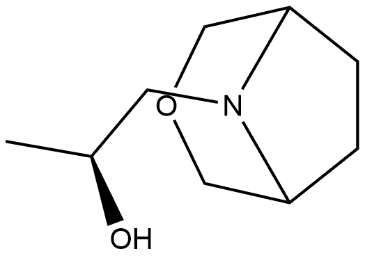 (2S)-1-(3-氧杂-8-氮杂二环[3.2.1]辛烷-8-基)丙烷-2-醇 结构式