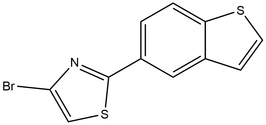 2-Benzo[b]thien-5-yl-4-bromothiazole 结构式