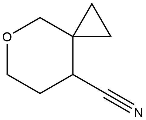 5-oxaspiro[2.5]octane-8-carbonitrile 结构式