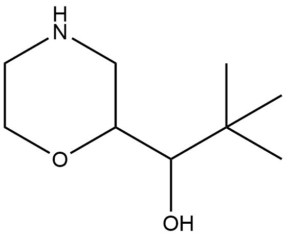 2-Morpholinemethanol,α-(1,1-dimethylethyl)- 结构式