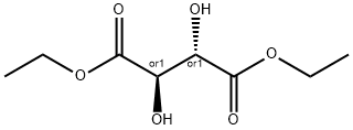 Butanedioic acid, 2,3-dihydroxy-, diethyl ester, (2R,3S)-rel- 结构式