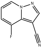 PYRAZOLO[1,5-A]PYRIDINE-3-CARBONITRILE, 4-FLUORO- (ACI) 结构式