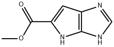 Methyl 3,4-dihydropyrrolo[2,3-d]imidazole-5-carboxylate 结构式