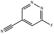 6-氟哒嗪-4-腈 结构式