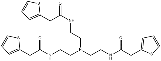 N,N”,N''-(次氮基三(乙烷-2,1-二基))三(2-(噻吩-2-基)乙酰胺) 结构式