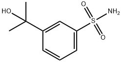 3-(2-羟基丙-2-基)苯磺酰胺 结构式