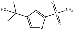 4-(2-羟基丙-2-基)噻吩-2-磺酰胺 结构式