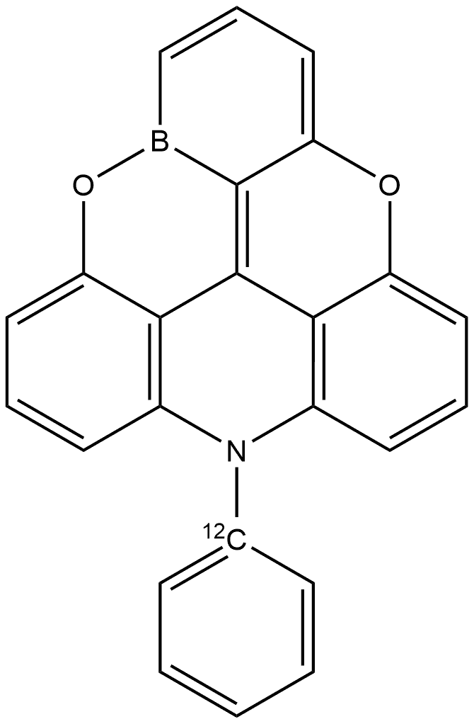 12-PHENYL-12H-4,8-DIOXA-12-AZA-3A2-BORADIBENZO[CD,MN]PYRENE 结构式