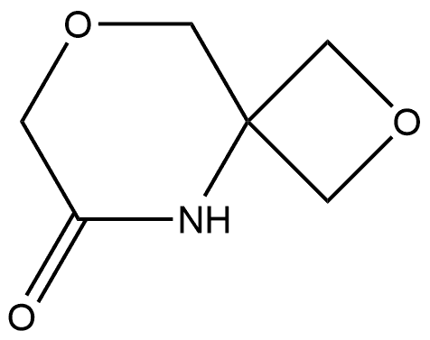 2,8-Dioxa-5-azaspiro[3.5]nonan-6-one 结构式