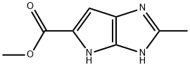 Methyl 2-methyl-3,4-dihydropyrrolo[2,3-d]imidazole-5-carboxylate 结构式