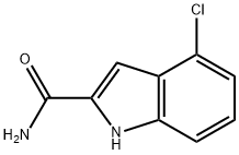 1H-Indole-2-carboxamide, 4-chloro- 结构式