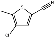 4-氯-5-甲基噻吩-2-腈 结构式
