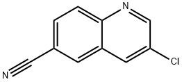 3-氯喹啉-6-甲腈 结构式