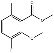 Methyl 3-fluoro-2-methoxy-6-methylbenzoate 结构式