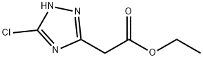 1H-1,2,4-Triazole-3-acetic acid, 5-chloro-, ethyl ester 结构式
