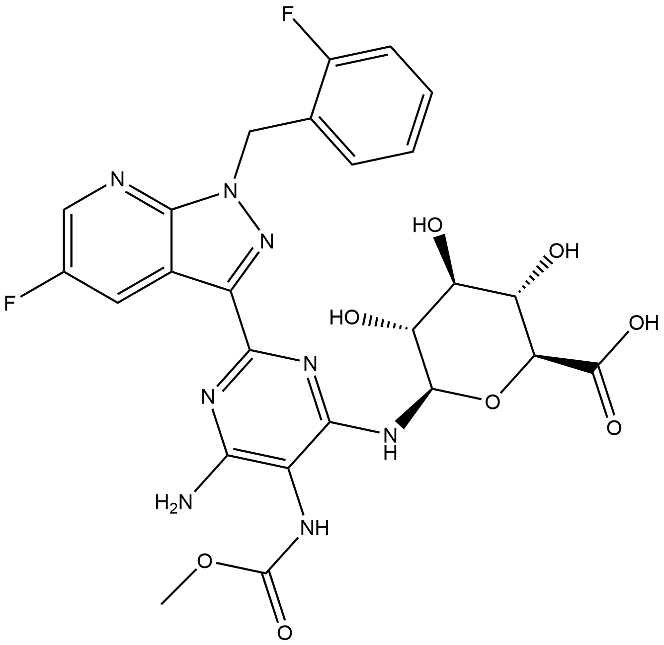 维利西呱杂质1 结构式