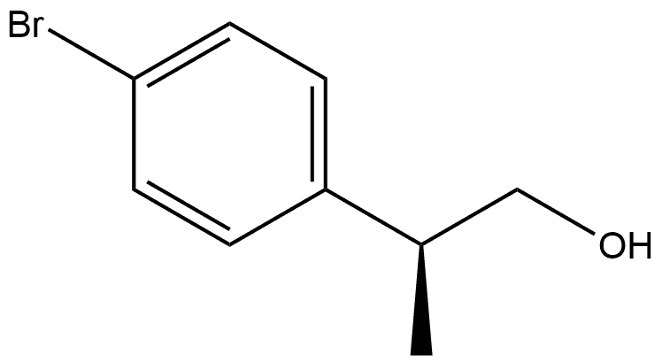 Benzeneethanol, 4-bromo-β-methyl-, (βS)- 结构式