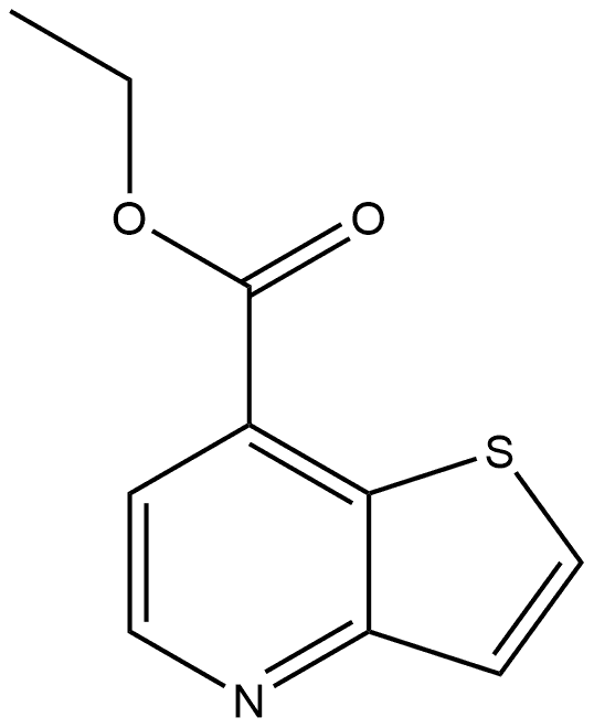 ethyl thieno[3,2-b]pyridine-7-carboxylate 结构式